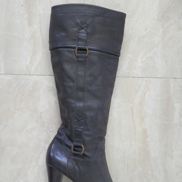 Arturo Chiang Knee High Leather Boots - Picture 7 of 8